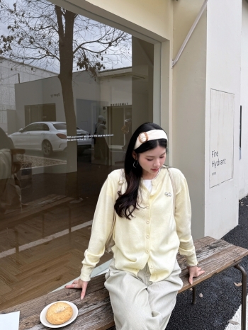 【Z829672】美拉德玳瑁色圓環寬邊髮箍