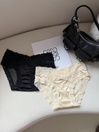 【Z829882】透氣網紗蕾絲無痕內褲