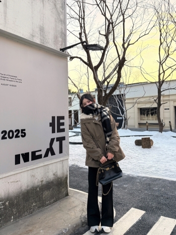 【Z829967】毛毛翻領抽繩收腰絨毛外套