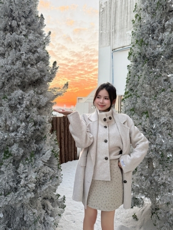 【Z830005】西裝針織領雙面羊毛大衣外套