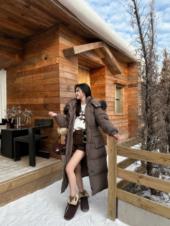 【Z829926】羊羔毛加絨保暖兩穿真皮雪靴