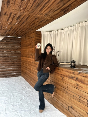 【Z830004】小香風流蘇雙面羊絨短外套