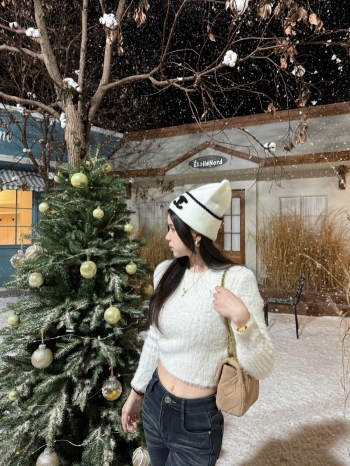 【Z830029】甜糯水貂毛絨針織毛衣