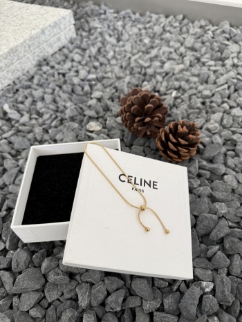 【Z829974】鈦鋼金色蛇骨抽繩手鍊