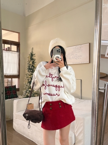 【Z829985】氣質小香風排釦燈芯絨短褲