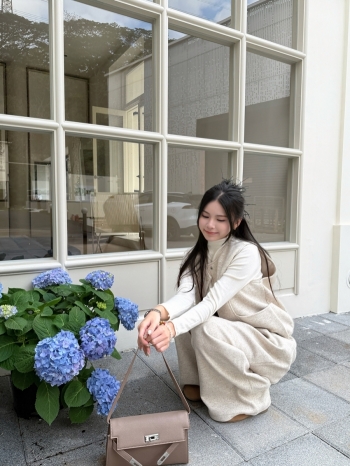 【Z830087】百搭鎖釦方形設計單肩腋下包