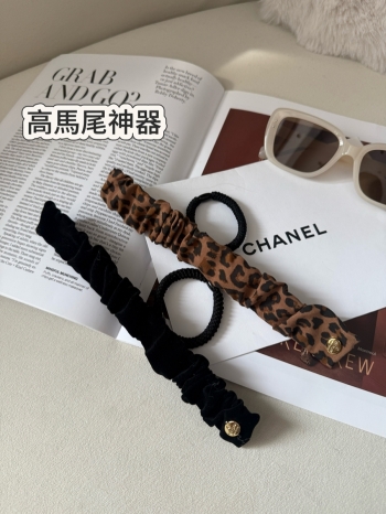 【Z830114】兩用高馬尾絲絨彈力髮圈(二入組)