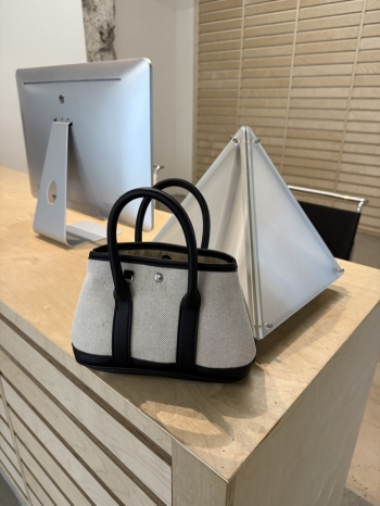 【Z830198】ins簡約撞色拼接帆布托特包