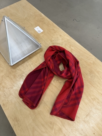 【Z830252】英倫經典格紋雙面披肩圍巾