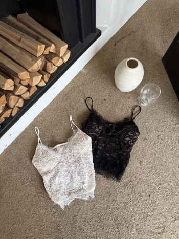 【Z830318】法式蕾絲美背吊帶背心