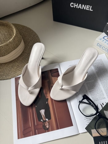 【Z830617】經典款簡約細跟夾腳拖鞋