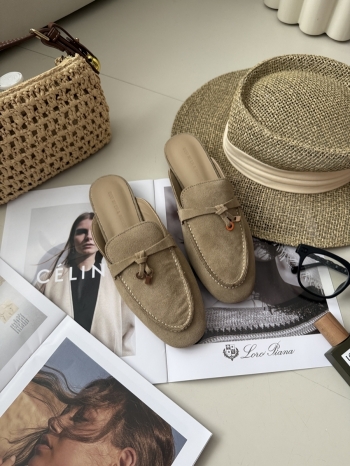 【Z830698】復古英倫風鎖釦穆勒鞋