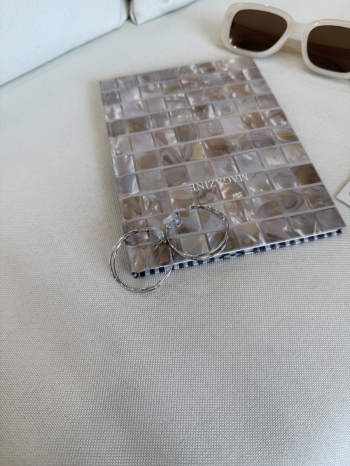 【Z830990】經典百搭銀色雙層C形圈圈耳環